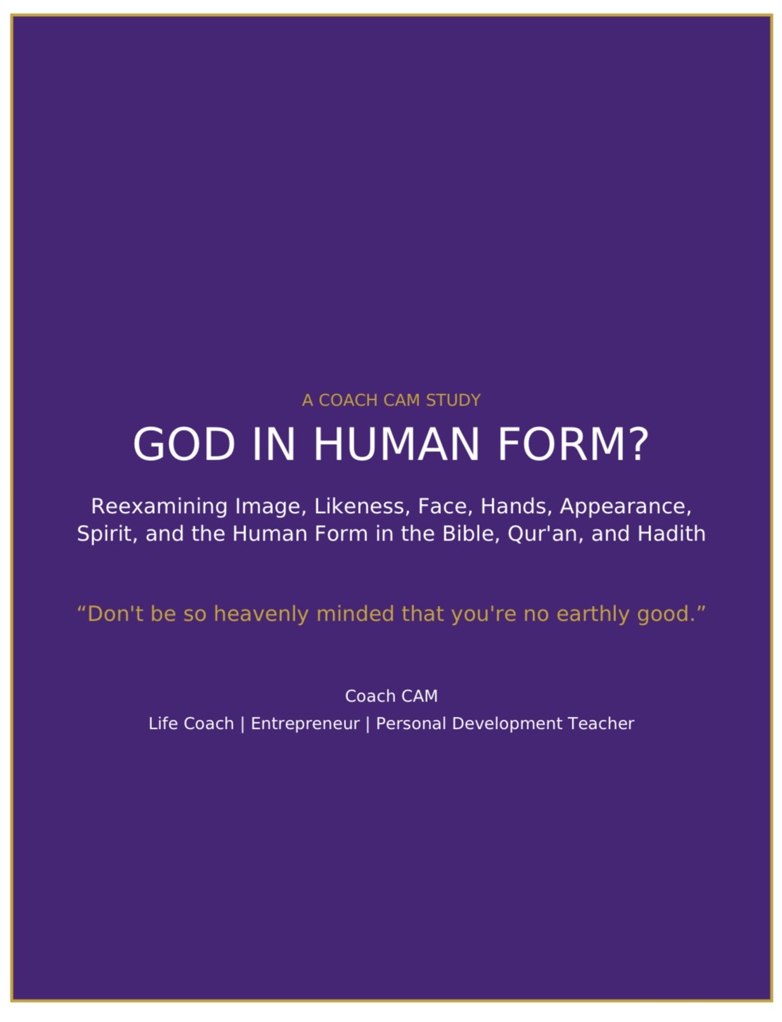 God in Human Form? — book cover
